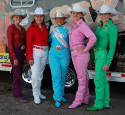 Rodeo Queen Tan Hat  Farm Girls Fancy Frills
